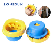 ZONESUN Small Hand Stretch PVC Cling Film Wrap Dispenser With Brake Function Food Wrap Pallet Film Tool For Factory Packing