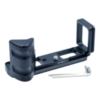 Quick Release L Plate Bracket Double Handle for Olympus OM-D E-M10 Mark III EM10 III Camera