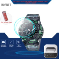 2PCS Tempered Glass Protector For Casio G-shock GA-2100NN 2100SR 2100SRS 110SR Screen Protective Film Glass For Casio Watch