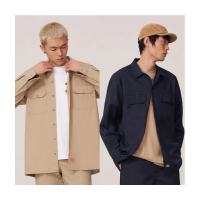 【Dickies】男款574雙口袋經典長袖工裝襯衫(多款任選/618限定)