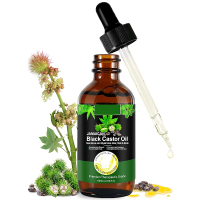 Jamaican Black Castor Oil One Single Ingredient 100% Pure Cold Pressed Castor OilStimulate Thicker F