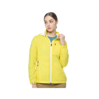 【Wildland 荒野】女輕量天鵝絨防風保暖外套-鵝黃色 0B02941-31(女裝/長袖/防風保暖外套)
