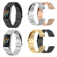 Soild Stainless Steel Strap For Fitbit Charge 3 4 Se 5 6 Band Replacement Wristband Metal Correa For Charge 5 6 Smart Watch