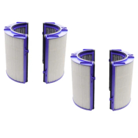 4X Air Purifier HEPA And Carbon Filter For Dyson TP06, TP09, HP06, PH01, PH02, TP07, HP07, HP09, 970341-01, 965432- 01