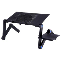Bed Laptop Table Book Stand And Drawer Laptop Stand With Mouse Pad And Anti-slip Clip For Drawing Bed Sofa Working Couch