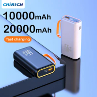 Portable 20000mAh Power Bank Large Capacity External Spare Battery Fast Charging 10000mAh Powerbank For iPhone Xiaomi Samsung
