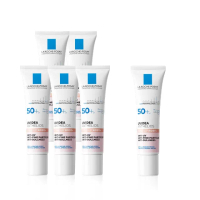 【理膚寶水】買5送1★全護清透亮顏防曬隔離乳UVA PRO 30ml團購組(新瑰蜜霜/美肌防曬)