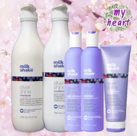 Milk Shake Silver Shine Shampoo/Light Shampoo/Conditioner แชมพูม่วง ครีมนวดผมม่วง ช่วยลดสีส้ม สีเหลื