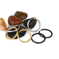 1PCS Snting Earring Lobe Standart BTS Style Ring Hoop Stainless Steel Perempuan Laki-laki
