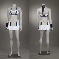 Rebirth Tifa Swimsuit FF 7 Tifa Cosplay Costume Top Skirt Outfit Beautiful Girl Game Suit Deguisement