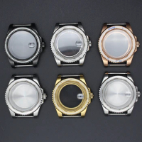 For Eta 2824 Miyota 8215 Seiko NH34 NH35 NH36 NH38 Movement 28.5mm Dial 40mm Men's Watches Cases Sapphire Crystal Glass Parts