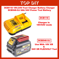 DEWALT DCB118 18V,54V Fast Charger Battery Charger , DCB546-XJ 6Ah 54V Power Tool Battery