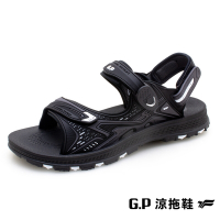 G.P【NewType】柔軟耐用涼拖鞋(G2386-10)黑色(SIZE:37-45)GP 涼鞋 戶外 阿亮 卜學亮