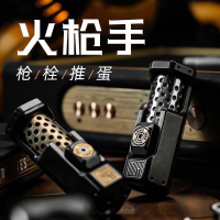 槍栓推蛋指尖陀螺火槍手解壓神器玩具edc硬核金屬棘輪啪啪科技-貼心優衣家居
