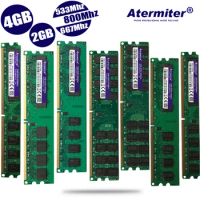 New 2GB 4GB 2G 4G DDR2 PC2-6400 pc2 5300 4200 800MHz 667MHz 533MHz For Desktop PC DIMM Memory RAM 240 pins compatible System