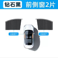 汽車軌道磁鐵遮陽簾車窗防曬隔熱磁啜遮陽擋夏季自動伸縮窗簾