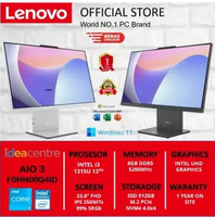 LENOVO AIO IDEACENTRE 24IR9 INTEL CORE i3 1315U 8GB 512GB 23.8" FHD WIN 11 + HOME 24 CLOUDGREY