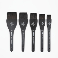 Artsecret 2588 Premium Squirrel Hair Mixed Flat Brush, Acrylic Watercolor Oil Painting Brush 1.18- 2