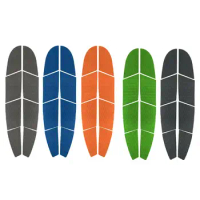 8Pcs Surfboard Traction Pads Decking Accessories Deck Tail Pads for Skimboard Surf Boards Grip Surf Water Sports Paddleboard
