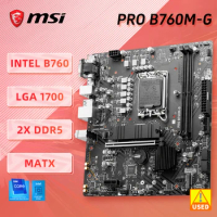 Used For PRO B760M-G Motherboard LGA1700 Intel B760 Mainboard Support Intel 12th 13th Processor CPU PCIE 4.0 DDR5 256G