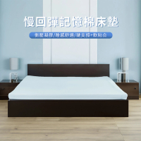 HABABY 涼感記憶床墊 適用拼接床150x80床型 厚度10公分(記憶泡棉 竹炭纖維 藍晶靈記憶)