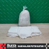 Kain Lap Poles Majun Putih Lembaran Katun Konveksi Perca Serap Air Tanpa Jahitan 100 Gram
