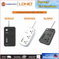 COD Ldnio Extension Plug Power Strip 3 Universal Socket Ldnio Sc3604/SC2311/SC3301/SK3661/SCW3451/SC