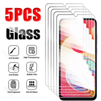 5Pcs Tempered Glass for Samsung Galaxy A04E Screen Protectors for Samsung A04S A 04 04S 04E Protective Mobile Phone Accessories