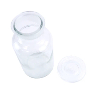 【精準科技】玻璃容器 分裝瓶 250ml 中藥瓶 玻璃藥罐 燒杯 大玻璃瓶 空瓶 糖果罐 玻璃瓶蓋(550-GB250)