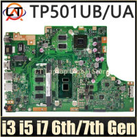Mainboard For ASUS Vivobook Flip TP501UB TP501UA TP501UJ TP501U TP501UQ TP501UQK Laptop Motherboard I3 I5 I7 4GB/RAM UMA/GT940M