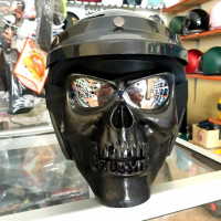helm bogo retro gogle mask topeng tengkorak fullset