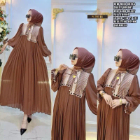 ￼NEW!! MIDI DRES ROMPI UMPAK BORDIR & MOTIF KINCIR BAHAN KATUN IMPORT LD 108-110 PB 130 ORI SHR IMPO