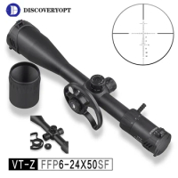 Discovery Optical Sight luneta 6x24x50 Telescopic Sight Collimator Spotting Scope for Rifle Hunting Rifle Scope Airgun Pneumatic