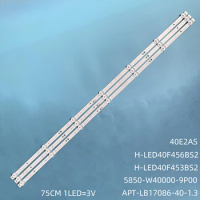 LED Backlight strip 7 lamp For Skyworth 40"TV 40X6 40E2A 40E2AS 40K5C APT-LB17086-40-1.3 RDL400FY(QD0-800) 5850-W4000-9P00 9P10