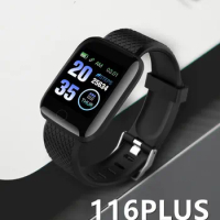 116 Plus Smart Watch Blood Pressure Monitor D13 Bluetooth Bracelet Heart Rate Monitoring Sport Tracker Pedometer PK D20 Y68