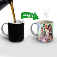 H-Hazbin Cartoon Hotel One Piece Coffee Mugs And Mug Creative Color Change Tea Cup Ceramic Milk Cups Novelty Gifts