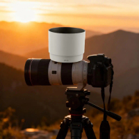 Giá đỡ chụp ống kính ET74 và nắp chụp ống kính thay thế cho ống kính máy ảnh Canon EF 70–200 mm f/4 