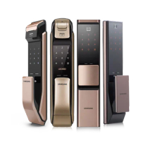 Electronic Smart Door Lock With Biometric Fingerprint Password Card Samsung Digital Home Lock SHS-DP728/718/P72/739/719/609/R80