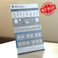 แสตนด์แผ่นตั้งโต๊ะ มาตรฐานเพชรสากล ไซส์ A4 (Diamond Standard 4Cs) โดย อ.สุมาลี