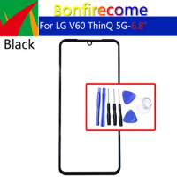 Replacement For LG V60 ThinQ 5G LMV600EA Touch Screen Front Glass Panel Front Outer Glass Lens