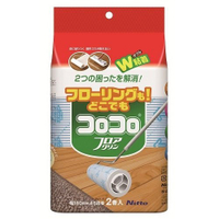 日本【NITOMS】地板磁磚專用滾筒黏紙 補充包2入 H-C4351