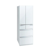 【MITSUBISHI 三菱】525L 日製玻璃鏡面變頻六門冰箱(MR-WX53C-W 水晶白)