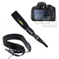 HD Tempered Glass Screen Protector for Nikon P1000 P950 camera LCD Protective Film Shoulder Strap Wrist Rope handling rope