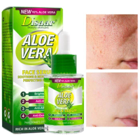 Aloe Vera Serum Facial Reduces Fine Lines Wrinkles Oil Control Hydrating Whitening Nourishing Repair Shrinking Pores Essence