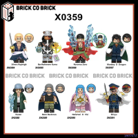 One Piece Đồ chơi Lắp ráp Nhân vật Monkey D Luffy Zoro Mô hình Kuma Rayleigh Kuzan Shiryu X0359