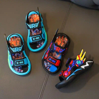 [ถุงเท้าของขวัญ]รองเท้าแตะ ฤดูร้อนสำหรับชายการ์ตูนเด็กรองเท้านุ่มรองเท้ารองเท้าเด็กกลางแจ้งรองเท้าแต