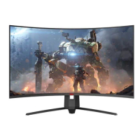 Paper Slim 1080P LCD Computer Monitors Full HD Curved 32 inch 75Hz LCD PC Monitors