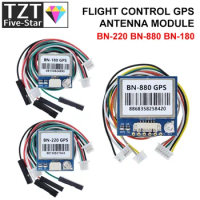 BN220 BN180 BN-880 3.0V-5.0V TTL level GNSS Module GPS For GLONASS Dual GPS Module Antenna Built in FLASH BN-220 BN880