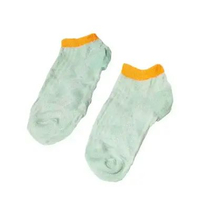 SK-P281 Kaos Kaki Wanita Motif Rajut Pattern / Kaus Kaki Pendek Motif Semata Kaki Import Murah Motif