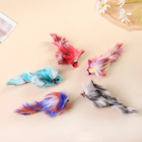 Plush Mouse Cat Toy Realistic Mouse Self-Entertainment Teething Toy Colorful Plush Toy Plush Little 